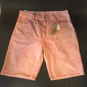 Brand new levis 569 pink size 36 jean shorts